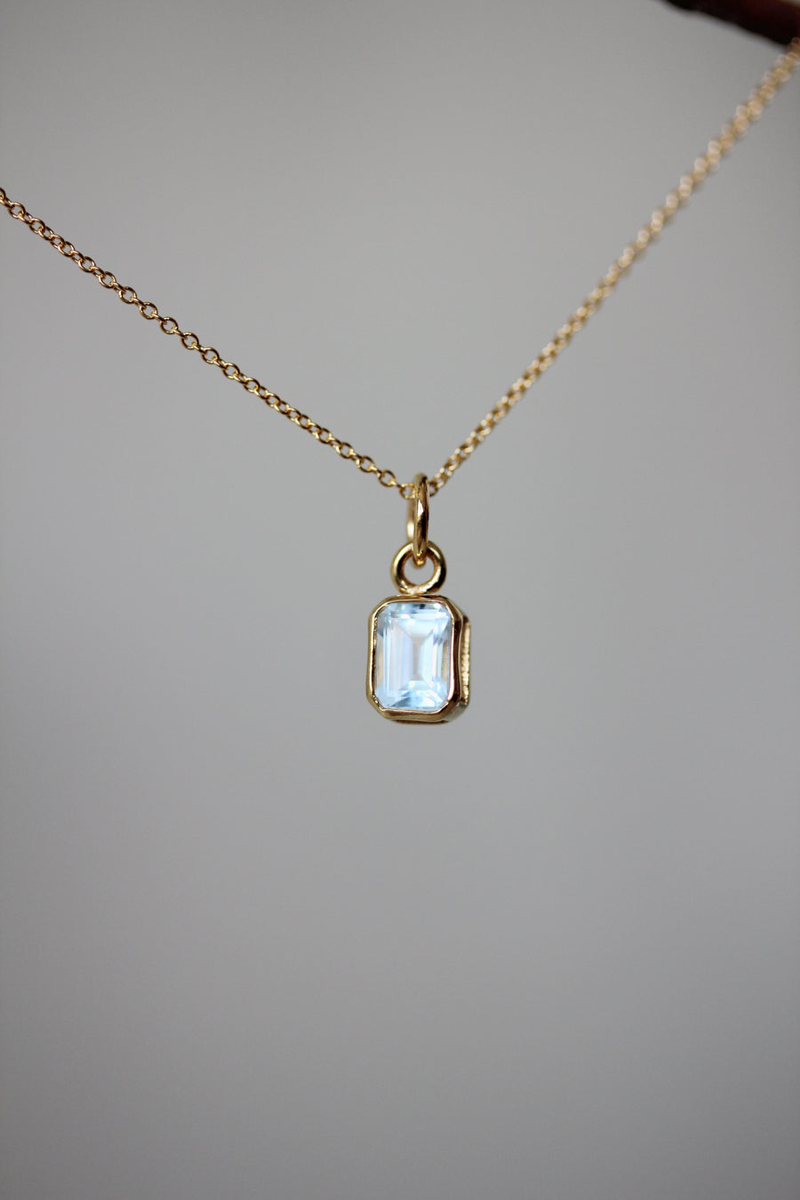 Light Blue Topaz Necklace